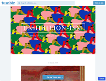 Tablet Screenshot of exhibition-ism.com